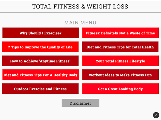 Total Fitness and Weight Loss