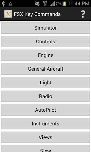 FSX Key Commands Pro