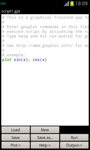 Mobile Gnuplot Viewer