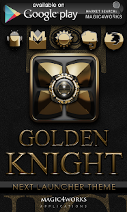Poweramp Widget Golden Knight Screenshots 6