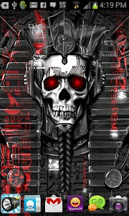 Download Undead Pharaoh Skull Wallpaper APK
