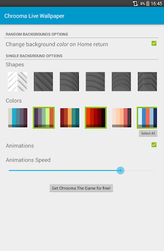 Chrooma Live Wallpaper - screenshot