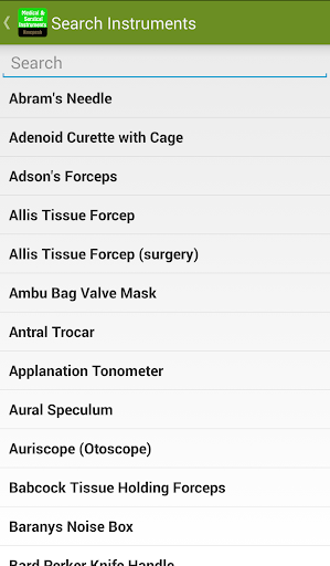 【免費醫療App】Medical & Surgical Instruments-APP點子