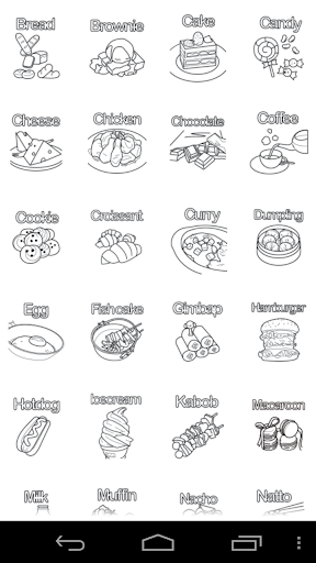 Kids Coloring : Food