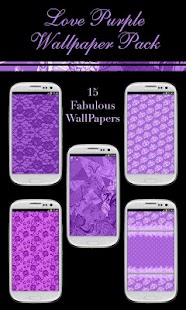 Love Purple Wallpack Pack Screenshots 2