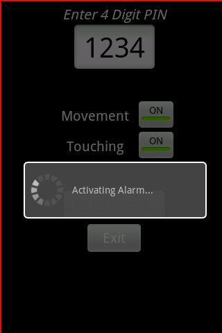 Security Alarm! Screen 2