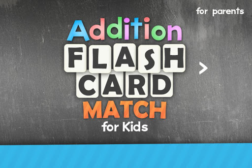 Addition Flash Card Match Game