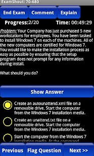 ExamShout: 70-680 Screenshots 0