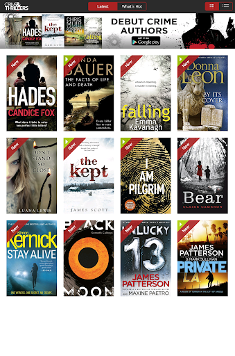 【免費書籍App】Crime & Thrillers Books-APP點子