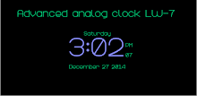 Advanced Digital Clock LW-7 APK
