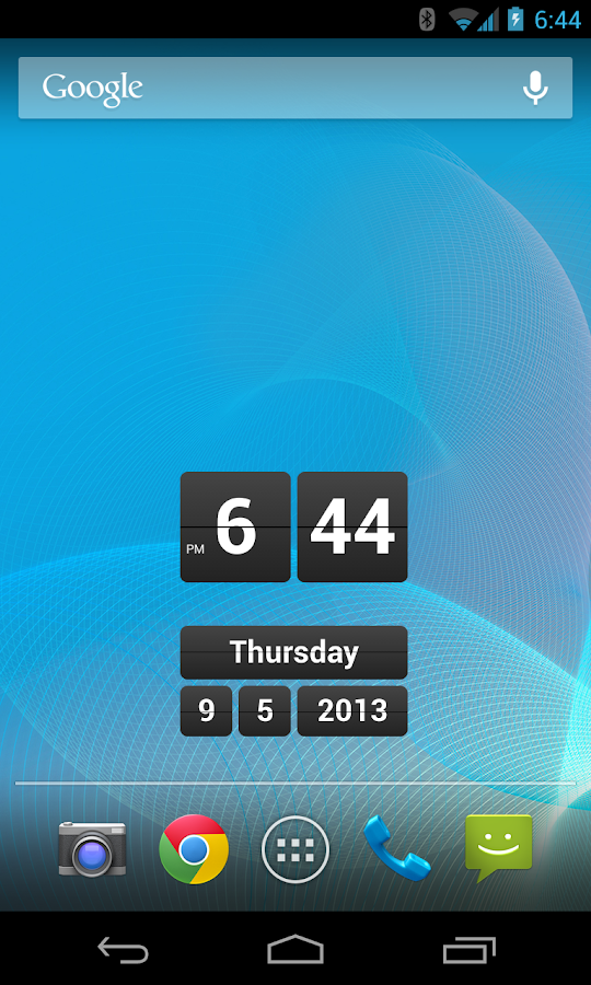 Retro Clock Widget - screenshot