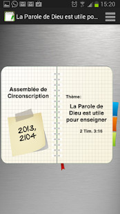 AssembléeCirconscription Notes - screenshot thumbnail
