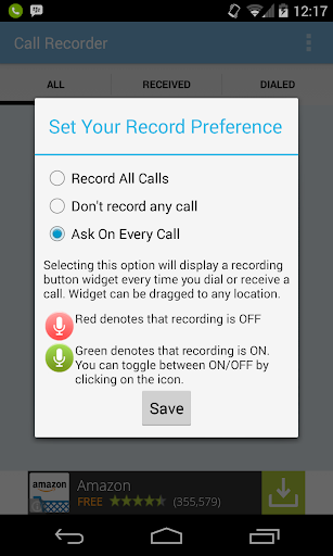 Call Recorder- Track all calls