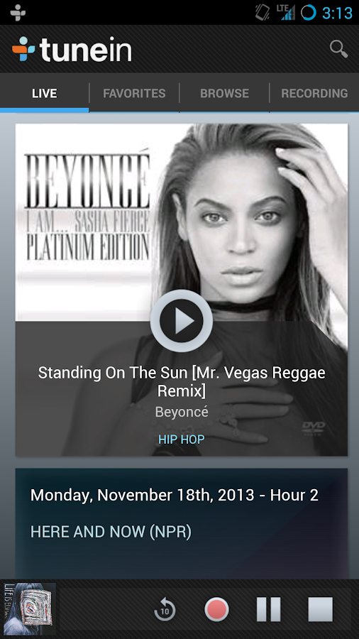 TuneIn Radio Pro screenshot