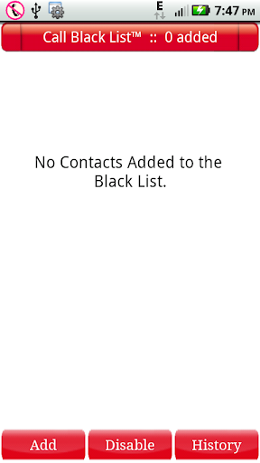 Call Black List