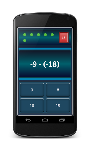 Math Negative Numbers Practice