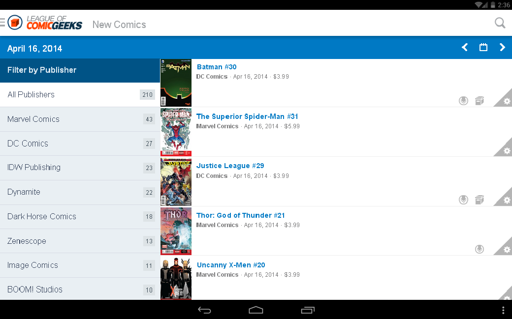 Comic Geeks - Android Apps on Google Play