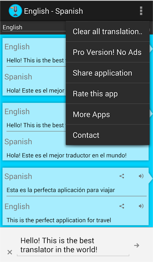 English - Spanish. Translator - Android Apps on Google Play