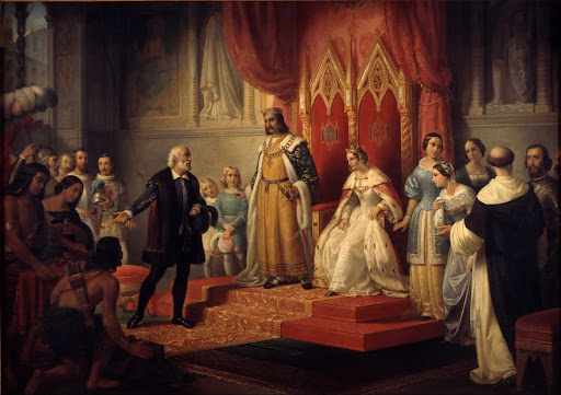 Cristopher Columbus at the Court of the Catholic Monarchs