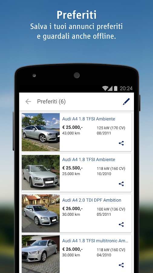AutoScout24 auto usate App Android su Google Play