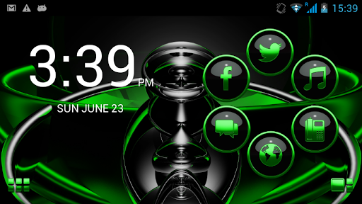 3D Green Deluxe GSLTHEME v1.20