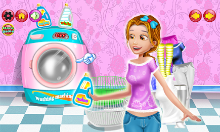 Laundry Wash Cleaning Games poster 11