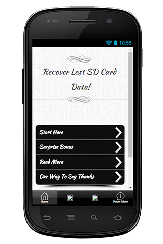 Recover Lost SD Card Data Tip