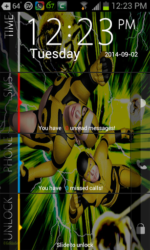 3D Bee Team Go Locker Theme