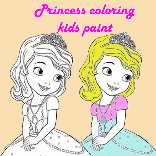Princess Coloring Kids Paint 教育 App LOGO-APP開箱王