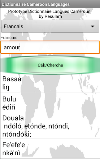 【免費教育App】DICTIONNAIRE LANGUES CAMEROUN-APP點子