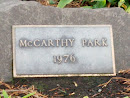 McCarthy Park Sign