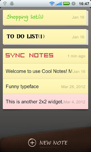 Cool Note Notepad Emoji Font