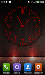 Round Transparent Clock poster 1