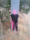 Pink Man Mural