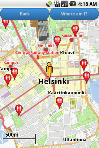 Helsinki Amenities Map