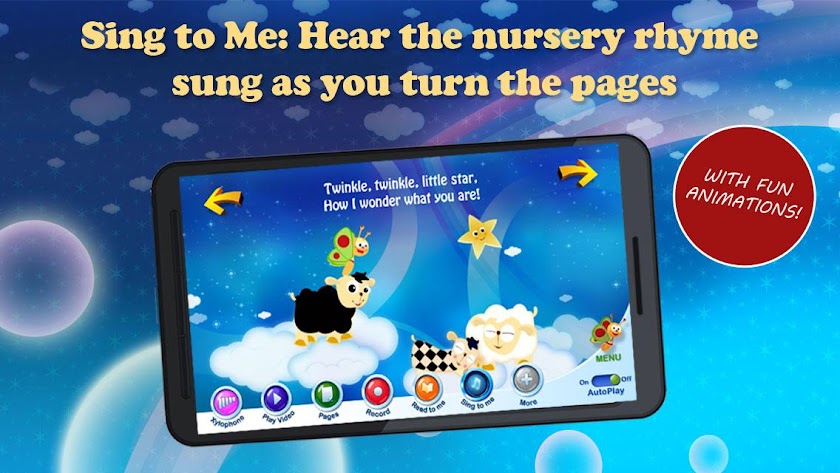 Twinkle Star Song Book -BabyTV Screen 1