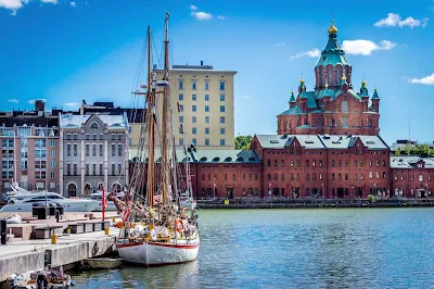 Uspneski Cathedral in Helsinki, Finland.