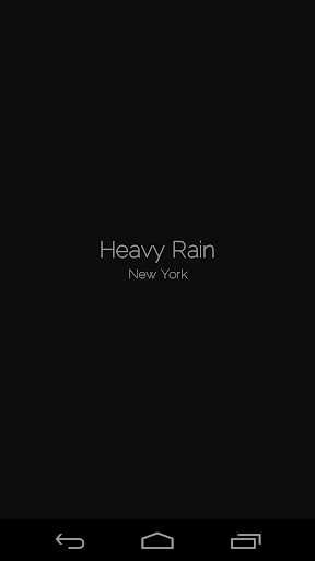 Heavy Rain - New York