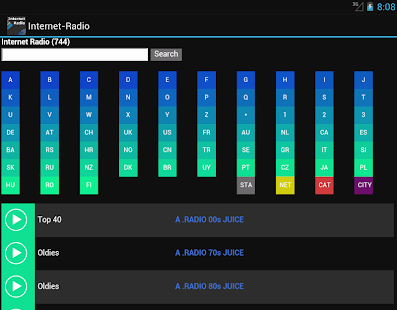 Internet Radio Screenshots 2
