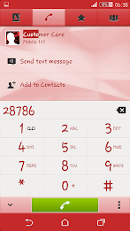 Polygons Red Xperien Theme poster 5