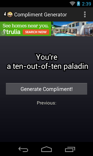 Compliment Generator