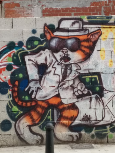 Street Art - Inspector Garfield