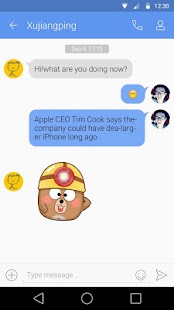 GO SMS MINERS HAMSTER STICKER Screenshots 3