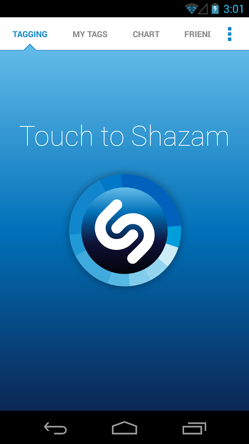 Shazam - screenshot