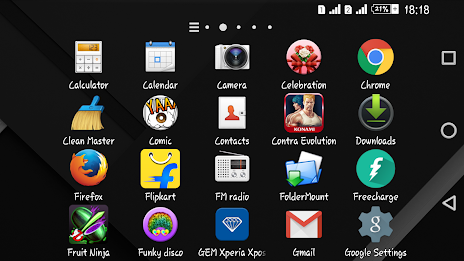 XZ White On Black Theme poster 13