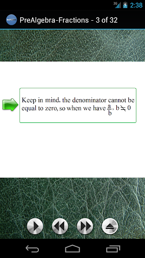 【免費書籍App】Pre-Algebra - Fractions-APP點子