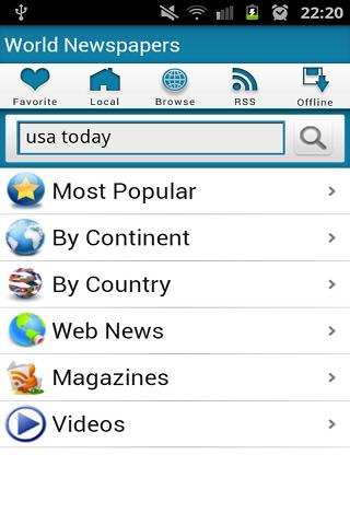 World Newspapers Android