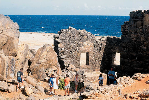 Aruba-mill-ruins - Bushiribana Gold Mill Ruins on Aruba.