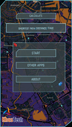 Distance Time Retriever Map poster 2