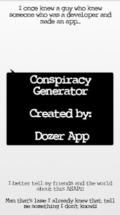 How to get Conspiracy Generator Donate lastet apk for laptop